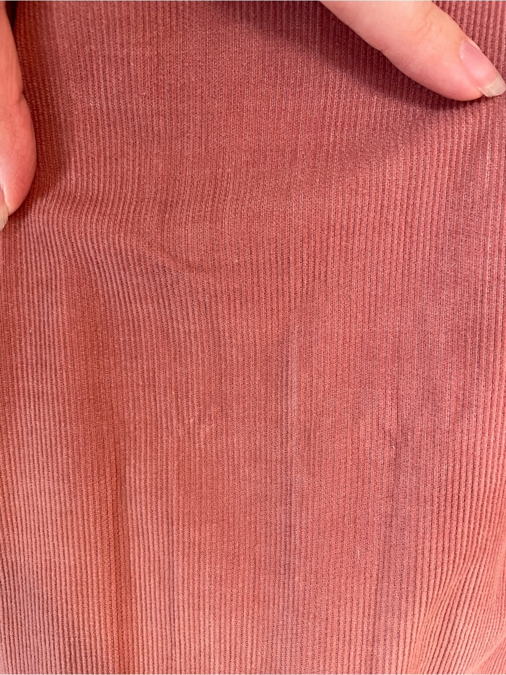 Koret Dusty Rose Pleated Corduroy Full Midi Skirt | Coquette Light Academia - Picture 6 of 9